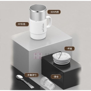 摺疊匙更保溫杯－2H-CUP-0042