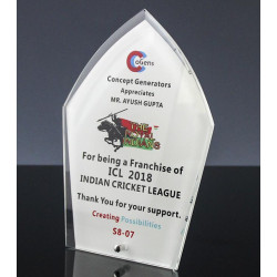 水晶獎牌-2H-CY120