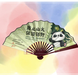絹布摺疊扇－2H-FAN-050