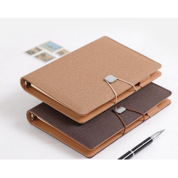 A5 PU記事本-2H-BK-0006