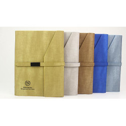 金屬扣三折記事本-2H-BK-0008