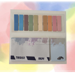 10色PET便條貼－2H-MO-00043