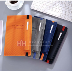 硬皮本記事本帶筆－2H-BK-0025