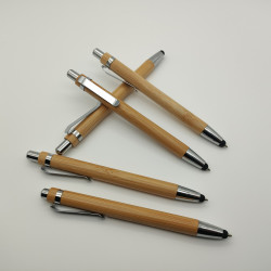 輕觸式竹子原子筆-2H-PEN-0082