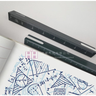 創意雙刻度鋁製多功能尺中筆－2H-PEN-0126