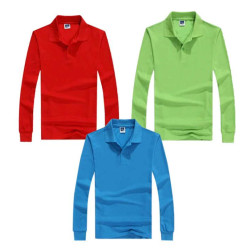 冰絲棉純領長袖-2H-PO-0015