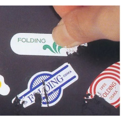 不膠干撕毀無效貼紙