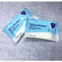 Super Touch 75%酒精殺菌消毒濕紙巾(10片)- 2H-AW-00001