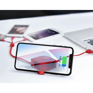 3 in 1 with phone holder USB charging- 2H-USB-068