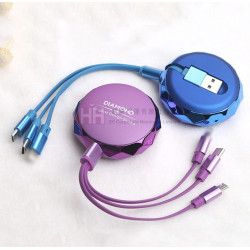 鑽石充電線-2H-USB-074