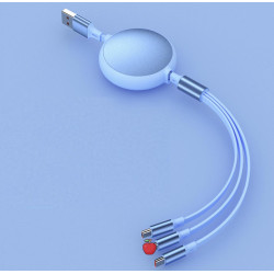 一拖三快充伸縮數據線－2H-USB-089